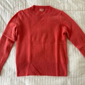 JCrew Coral Cashmere Sweater